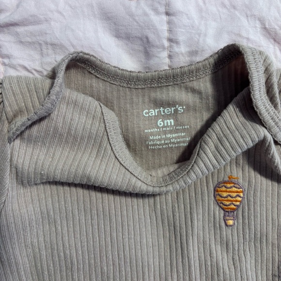 Carter's Purple and White Bodysuits Soft and Stylish One Pieces - Picture 11 of 11